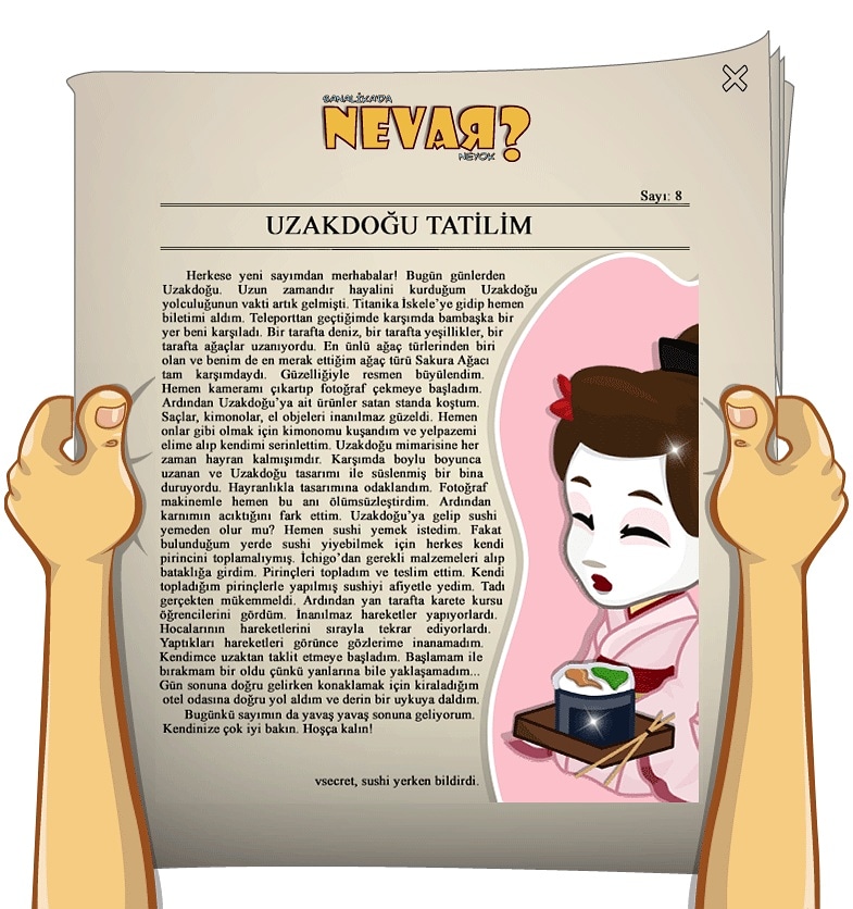 Sayı: 8
Keyifli okumalar dilerim 🌸