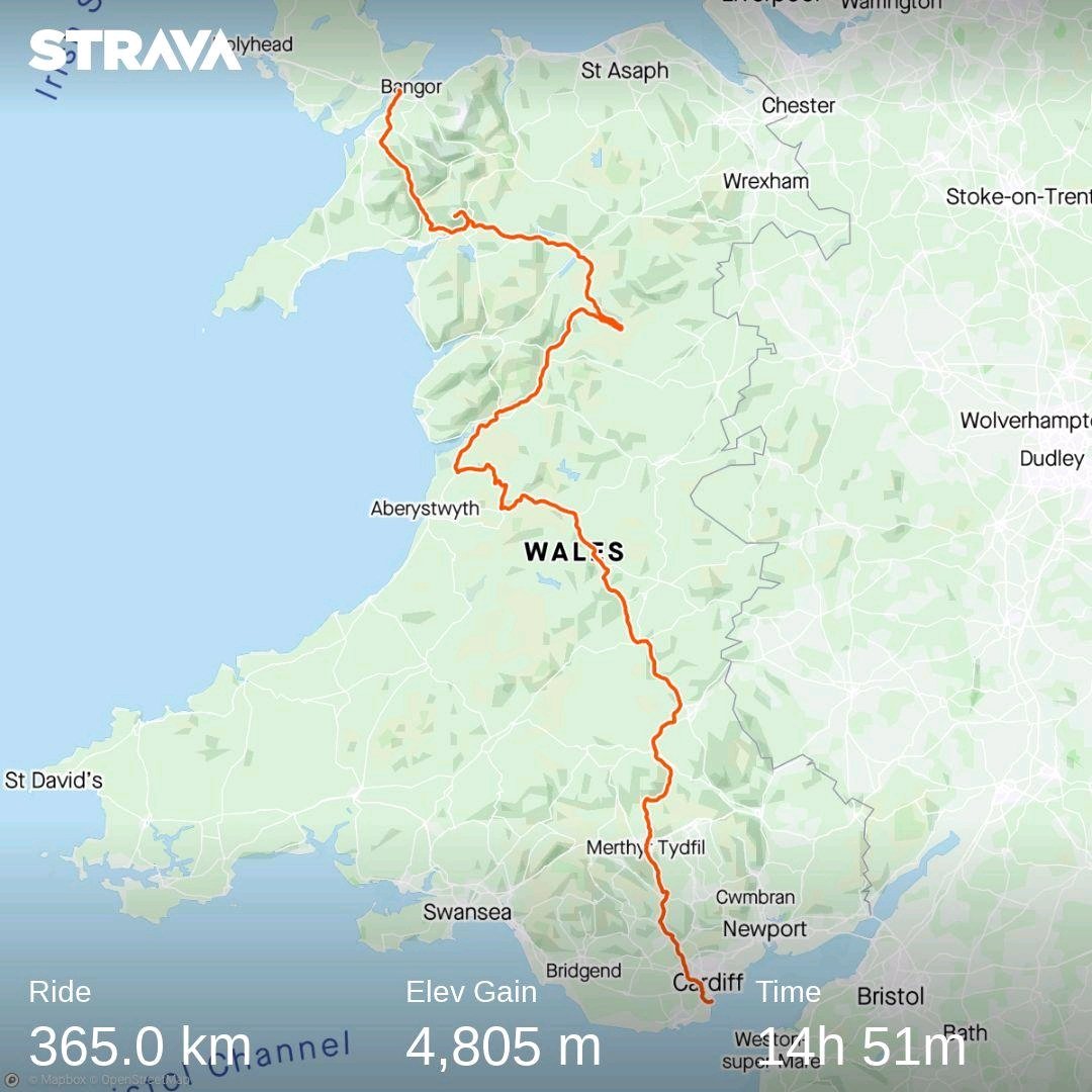 My #TransWales21 ride. Stoppage time kept to a minimum, mostly because midges are little bastards   strava.app.link/qgZoVGPefhb