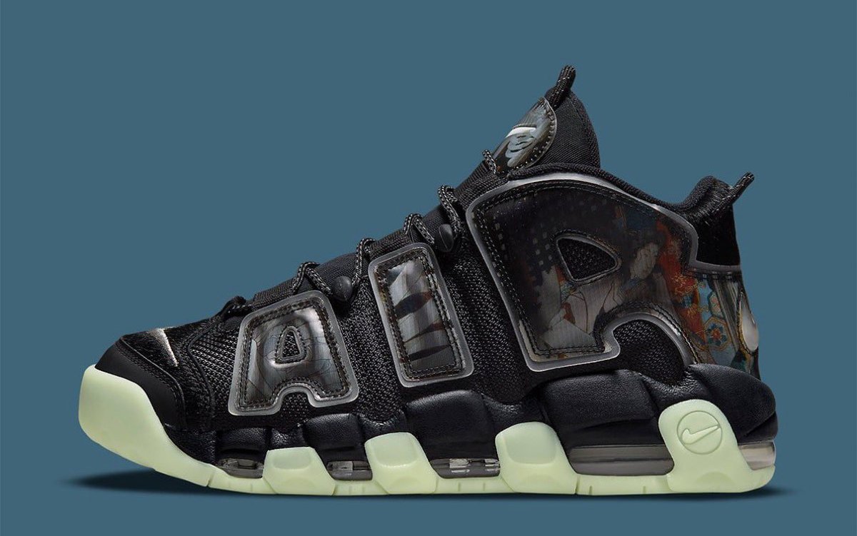 Nike × 歌川国芳】Air More Uptempo “相馬の古内裏”が2021年秋に発売