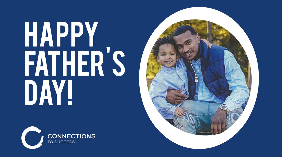 Connections1998's tweet photo. We wish a Happy Father's Day to all Connections to Success supporters, partners, volunteers, and our staff.
Have a wonderful day celebrating the fathers and father figures in your lives! #connectionstosuccess
#HappyFathersDay #FathersDay #FathersDay2021 https://t.co/fOjp3SXlgj