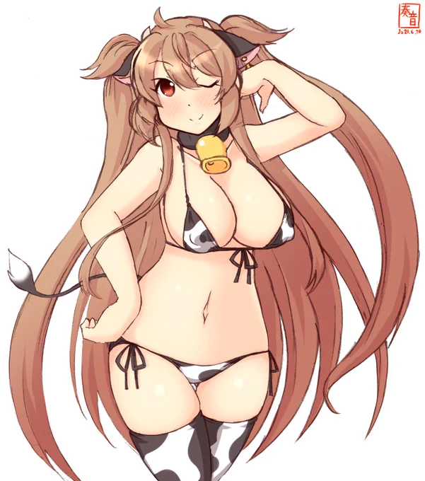 「いい感じいい感じ♪
 村雨、ちょっと期待しちゃうなー♪」

#艦これ版深夜の真剣お絵描き60分一本勝負
#艦これ版真剣お絵描き60分一本勝負_20210620
#村雨 

※PCトラブルで遅刻 