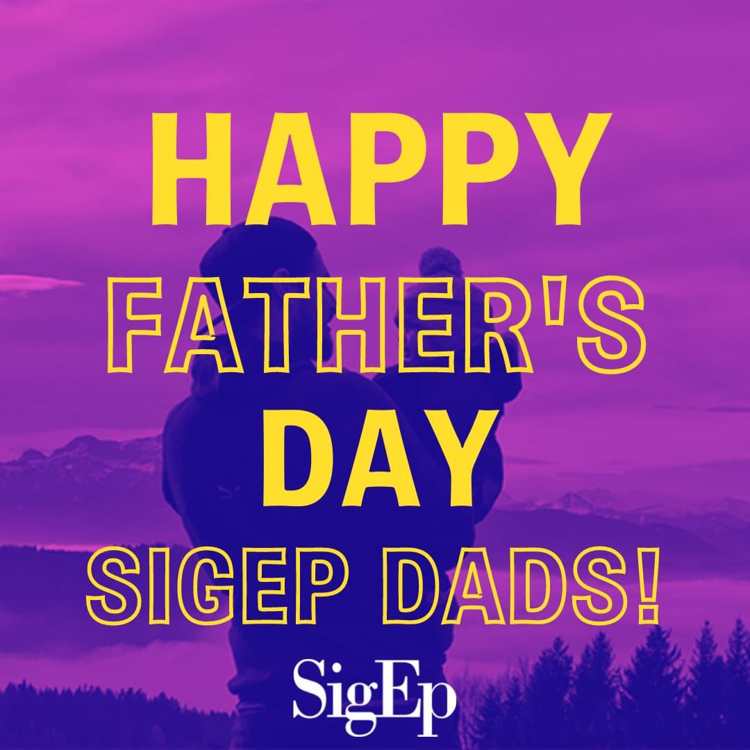 officialsigep's tweet photo. Happy Father's Day to our #SigEpDads! To celebrate, in the comments, post a photo of you and your kids or you and your dad. 

Let’s show some SigEp love to all the dads out there! https://t.co/uPuq98UKMC
