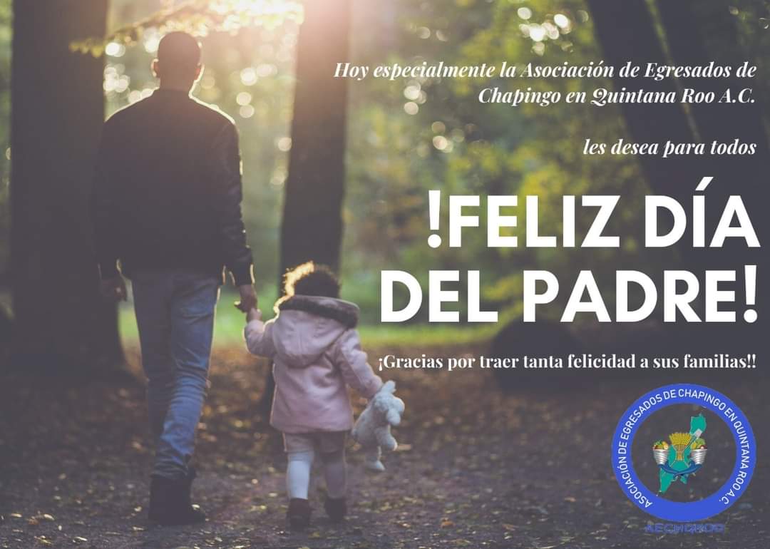 aechqroo's tweet photo. Felicitamos a todos los colegas que tienen hoy la dicha de ser padres, un abrazo fraterno.

#AEChQROO
#Chapingo
#QuintanaRoo https://t.co/DDXlZPEoTJ