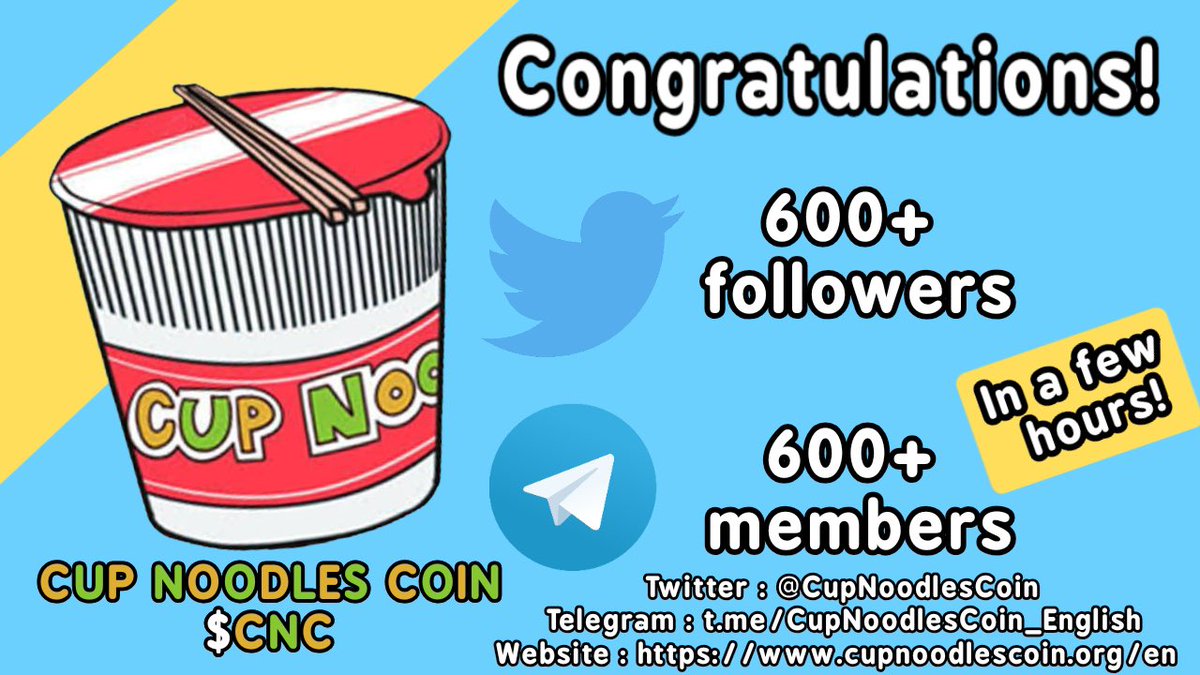 Cup Noodles Coin Official tweet media