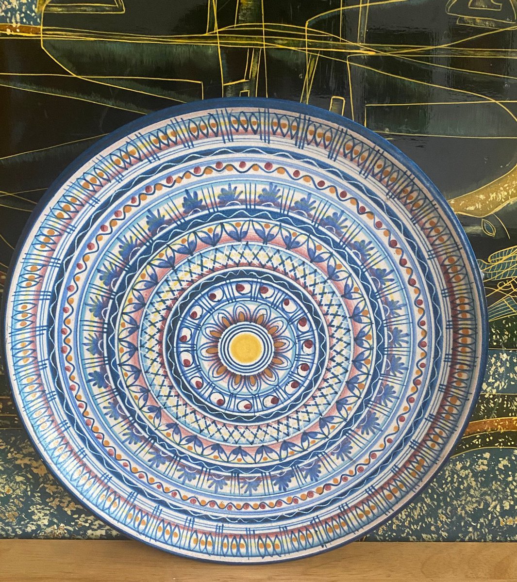 loveretrocrafts's tweet photo. Vintage D, AMORE Vietri Italian Plaque, Ceramic art Plate by D.Amore Vietri. Abstract Hand Decorated / Handcrafted #handpainted #ceramicplaque #handcrafted #supportsmallbusiness #majolicaart #majolicapottery #italianmajolica https://t.co/JmkJ40KKsm https://t.co/n7tvjNOreZ