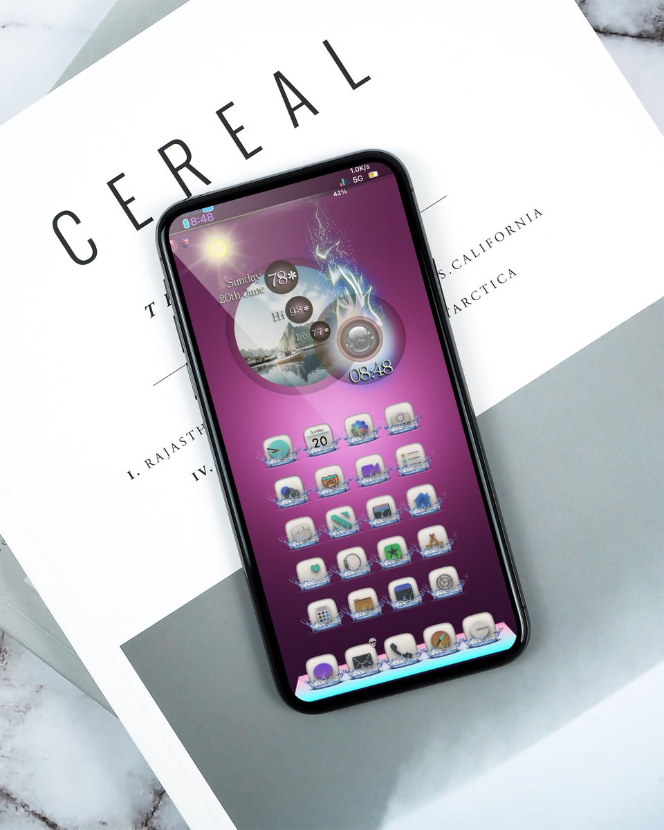 kik_kamal's tweet photo. Hello Everyone 🤚🏻
My setup today on My 📲 12 Pro Max
#Inv3rt @SeanKly
#SS by @JunesIphone
#SB_widgets by @b28_UniAW
#Dock by @jayhong865
#BossAESplash_mod by @hermoter
#Wall by @jayhong865
.
.
.
Many thanks to all creators 🙏🏻 https://t.co/nLBEpzjWfe