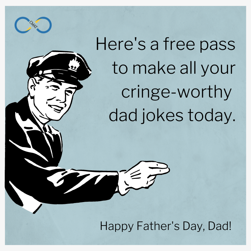 Happy Father's Day!! Drop your #DadJokes in the comments below!! *extra points if they are math-related!
