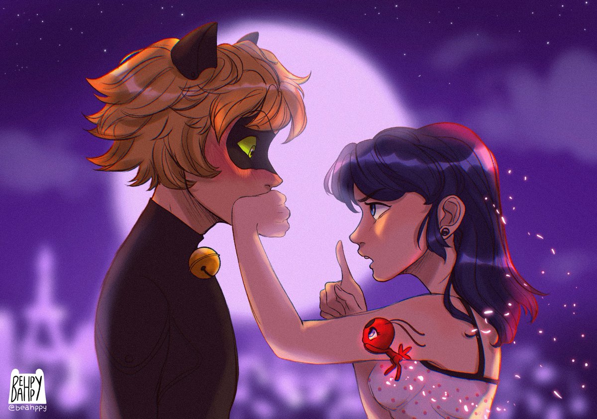 beahppy's tweet photo. “This doesn’t change anything, okay?” #MiraculousLadybug #marichat #reveal https://t.co/mTnTG0AHih