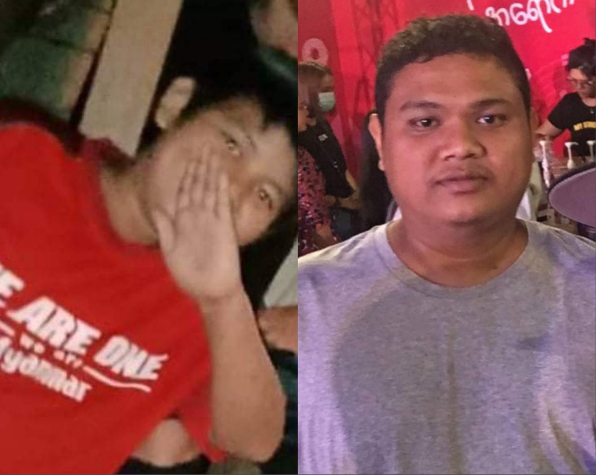 MilkTeaMM_MTAM's tweet photo. On June 19, 13-year-old Mg Phoe Sein was shot in the back by Junta terrorists in #Bahan and died a few minutes later. They abducted 27-year-old Thet Paing Htoo, along with dead body. It was reported on June 20 that Thet Paing Htoo had died at the interrogation center.
#June20Coup https://t.co/xieFiGljPW