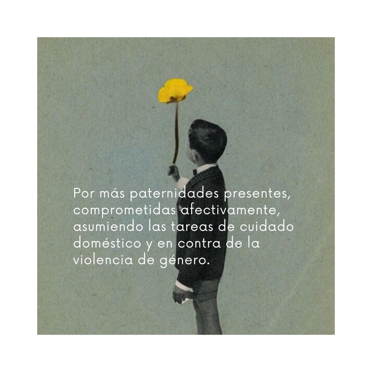 • P A T E R N A R •

Paternar es un verbo que nos provoca, que nos deja parados en la incertidumbre, en la ignorancia. No sabemos qué significa realmente y esa falta de definición nos regala la oportunidad de definir o redefinir la paternidad.