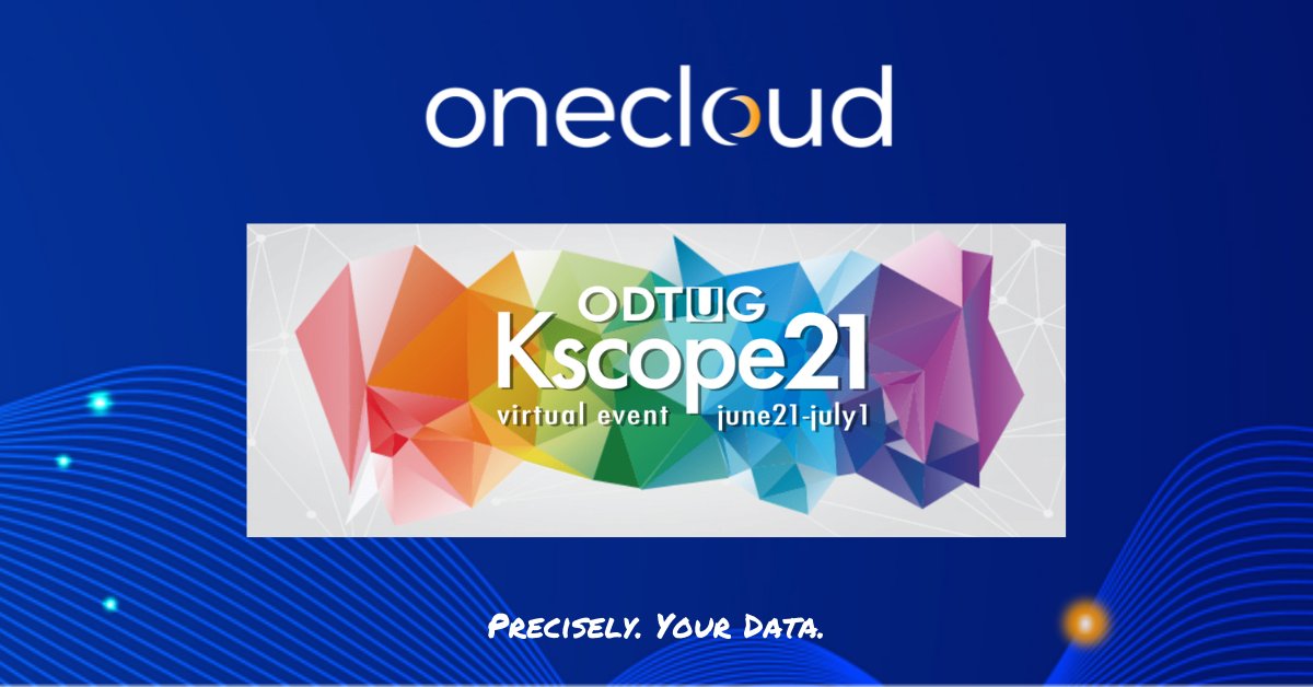 Kscope 2021 is here! Join one of our sessions or visit our booth at ODTUG Kscope21. Learn more: hubs.li/H0QDNJ00 #connectedenterprise #yourdata