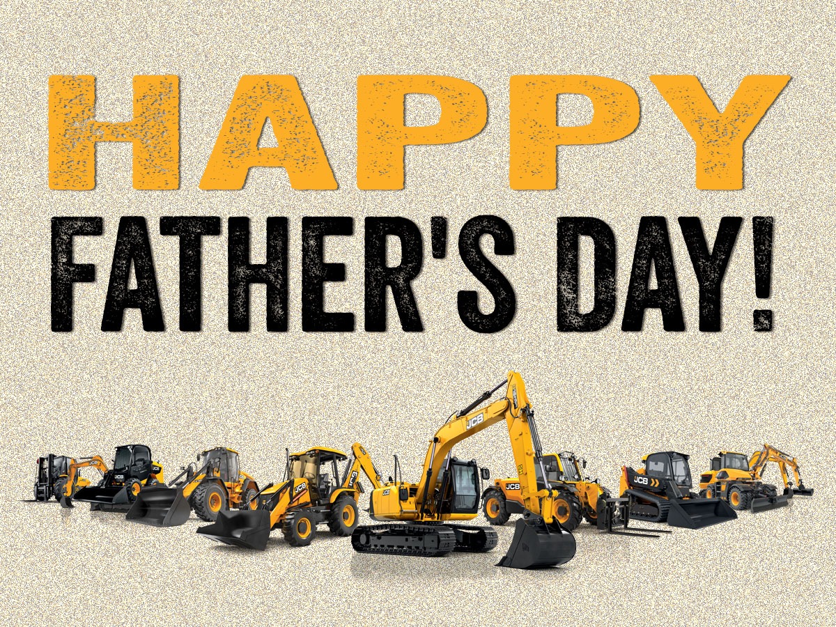 Norlift's tweet photo. Happy Father's Day to all our JCB Dad's out there, today we celebrate you and all your accomplishments! #HappyFathersDay #JCB #Norlift #JCBFathersDay #Spokane #DadsDay https://t.co/RFVEXkCBy2