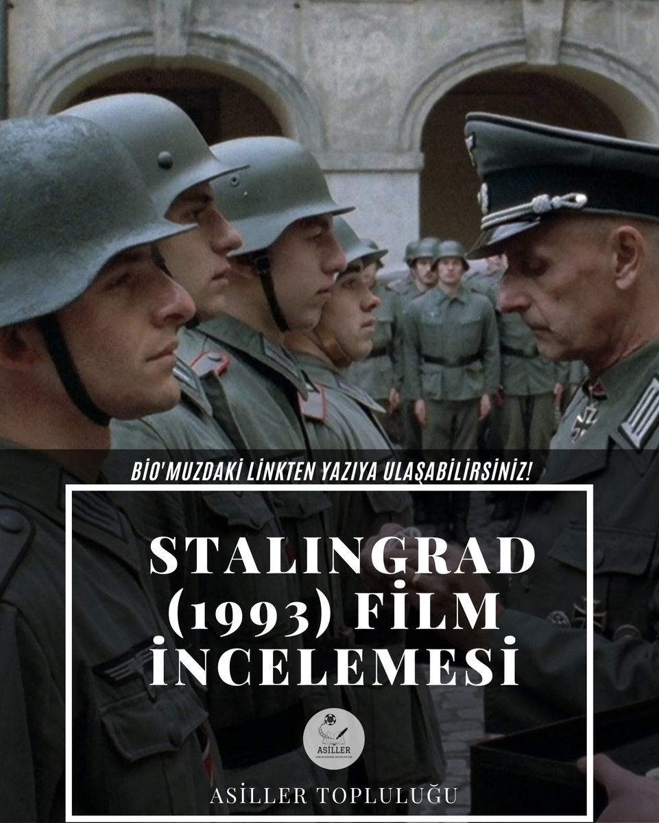 Yazarımız Melih Taşcı'nın felsefik yönü ağır basan savaş filmi Stalingrad (1993) incelemesi Asiller Topluluğu'nda yayımlandı.
#edebiyat #blog #edebiyatblogu #oyun #kitapinceleme #filminceleme #asillertoplulugu #özgün #özgünedebiyatblogu #stalingrad1993