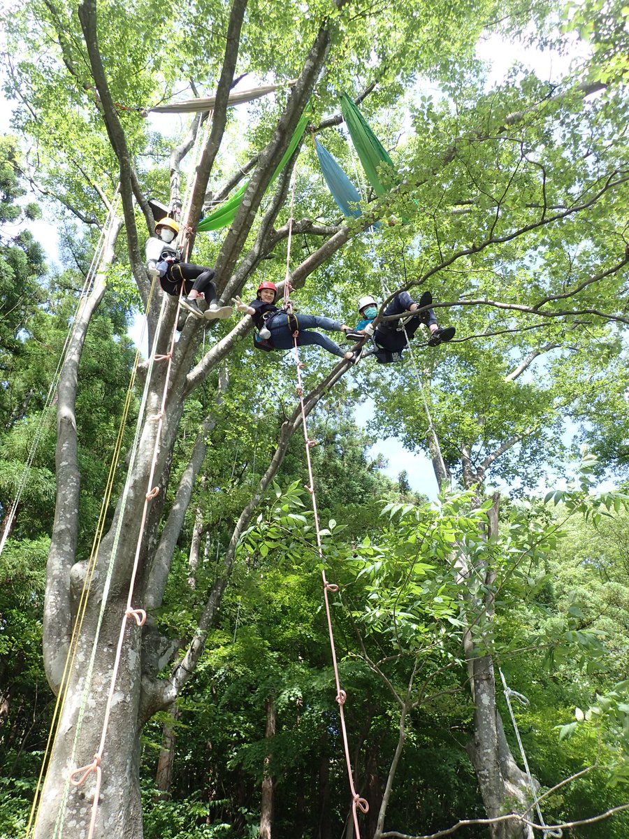 _MonkeyMountain's tweet image. 今日のツアーの様子です♪
風がちょい強めでしたが快適な感じで楽しんでいただけたと思います。
1グループ貸切のアウトドアツアーです。
今年はマスク慣れしすぎて外さない方も増えてきました。
#木のぼりツアー　#モンキーマウンテン　#treeing #ツリーイング　#アクティビティ　#みなかみアウトドア