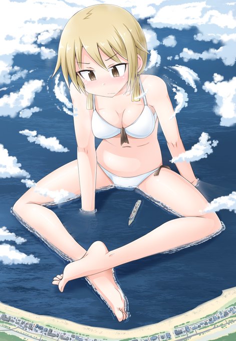 また巨大唯ちゃんを描いた。ふたなり差分もあるよ 