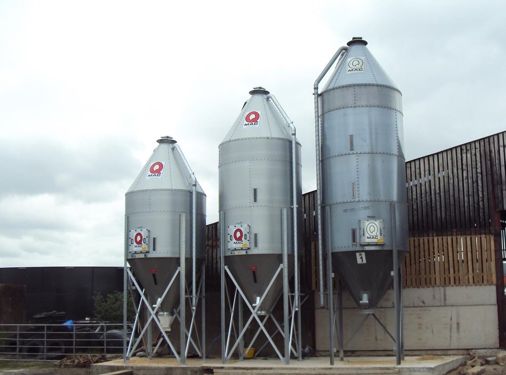 Silos that have been installed recently for dairy farms #Qmac #QmeansQuality #Silos #Dairy #Farm