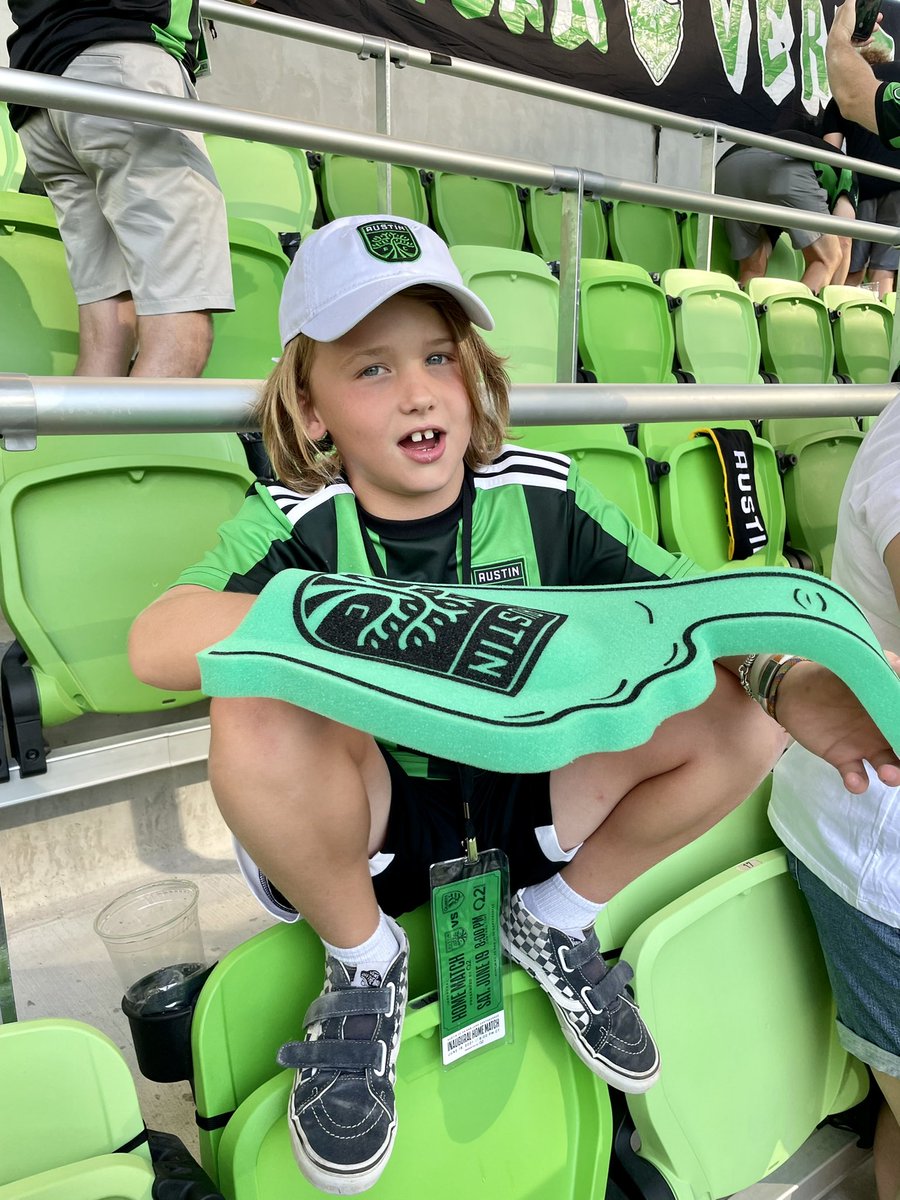 .@AustinFC Thanks for a great inaugural home game - Can’t wait for the next #VerdeListos ⚽️💚🖤💚⚽️