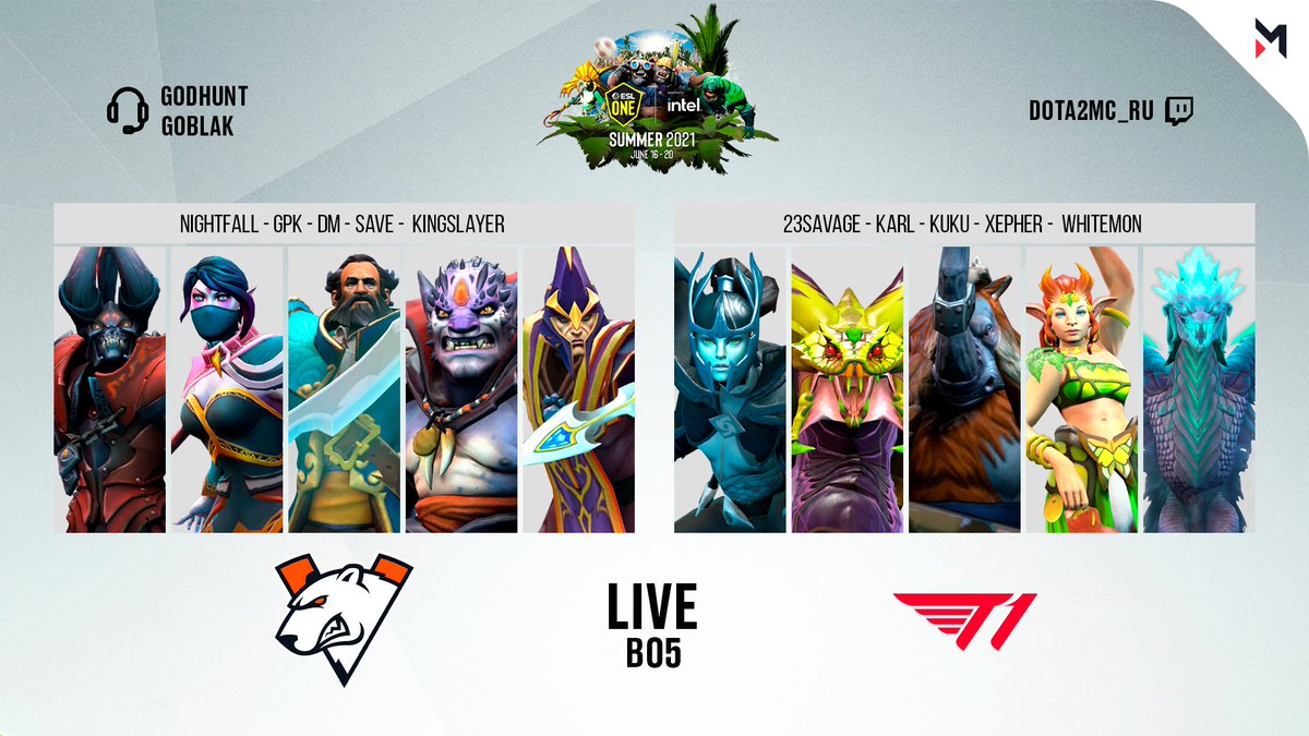 dota2mc's tweet photo. 👀 Переходим к главному поединку #ESLOne! 👀
GL HF и приятного просмотра!
🎙️ @KoTHunt & @ArturFissura
📺 https://t.co/CztWUctk9g
🎥 https://t.co/KgXXk9UmHg
#Maincast #Dota2 #ESLOneSummer https://t.co/DKJxuKgCLp