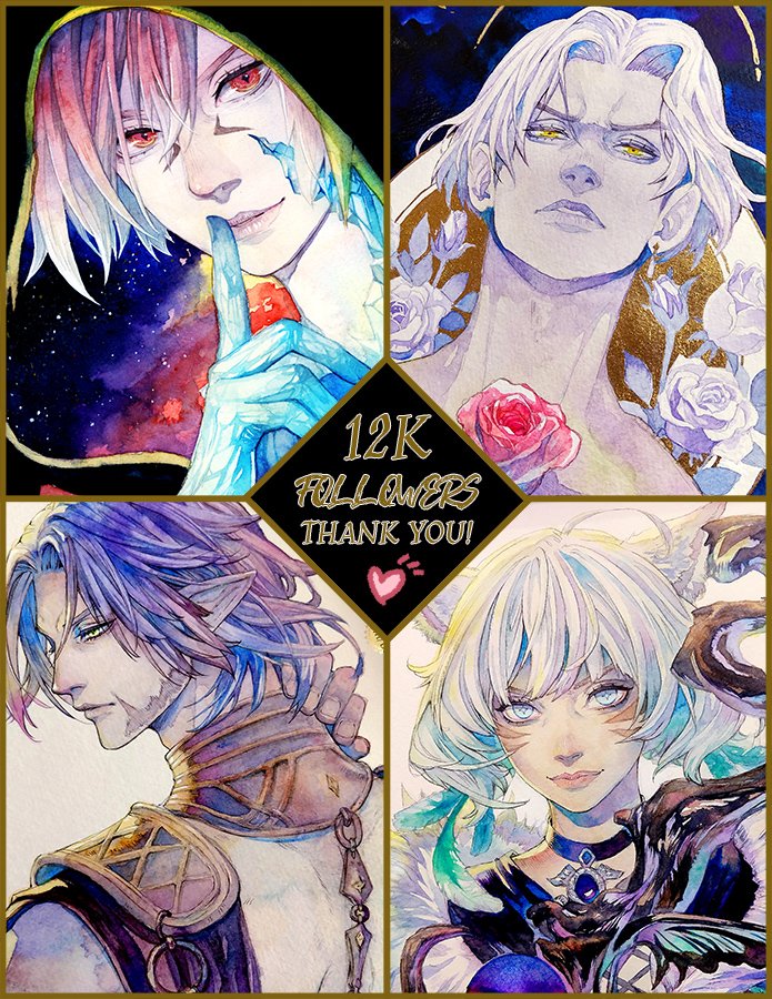 BellPepperArt's tweet photo. ✨12k FOLLOWERS GIVEAWAY!✨
Winner will get a traditional watercolor portrait!
🌸 Follow (new followers OK!)
🌸 RT
🌸Comment w/ references for character of choice from games/anime/manga and OCs
🌸 Deadline: June 30th 
🌸 I will ship the original art!
More info bellow ⬇️ https://t.co/f5Y0igA2lk