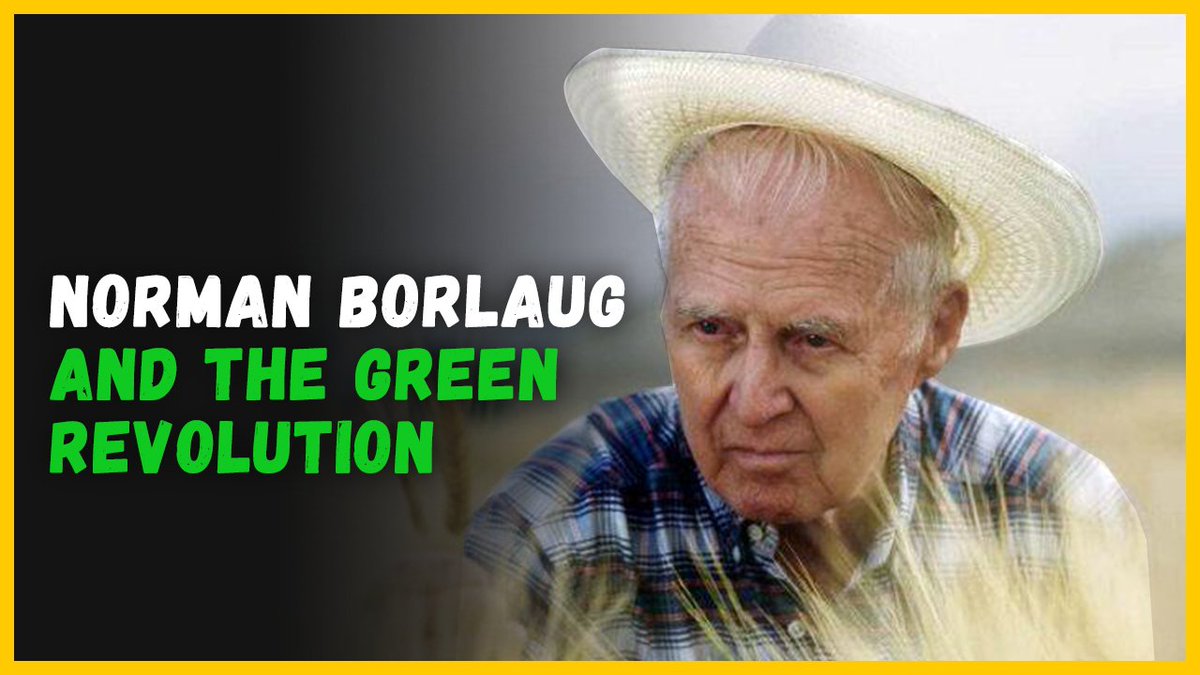Folkbuzz8's tweet photo. Dr. Norman Borlaug and The Green Revolution | Fighting World Hunger https://t.co/wDEk4pONKR

#normanborlaug #thegreenrevolution #norman #borlaug https://t.co/wxokpAqAKa