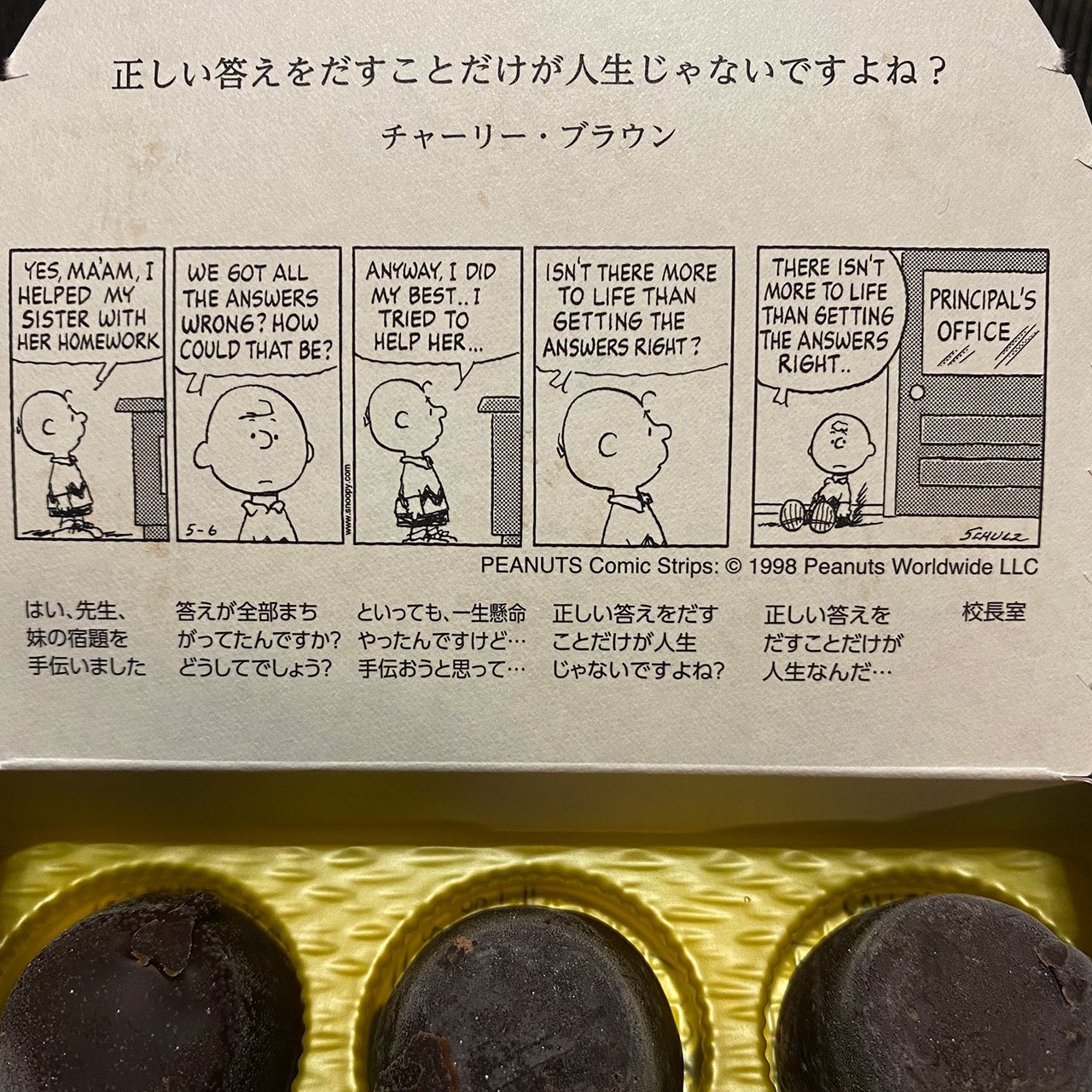 K Minon スヌーピノ発見 チャーリー ブラウンの名言 とマンガが面白い 正しいものは何なのか それがこの胸に解るまで ボクはこの街にのまれて少し心許しながら ピノを今宵食べる スヌーピーピノ チャーリーブラウン 名言 正しいものは何な