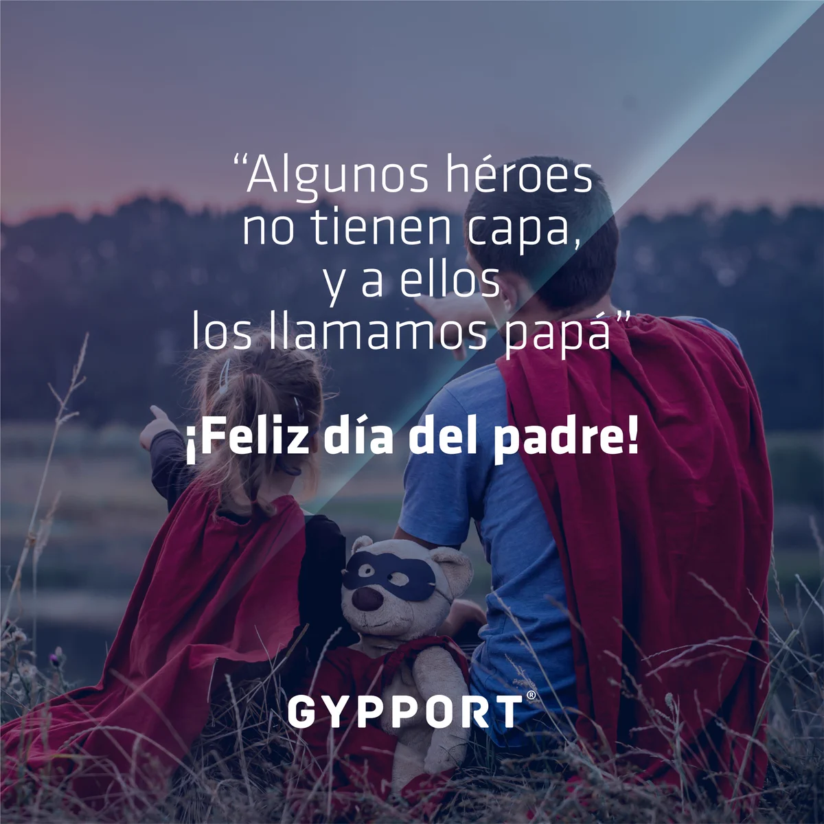 “Algunos héroes no tienen capa, y a ellos los llamamos papá”
¡Feliz día del padre! 