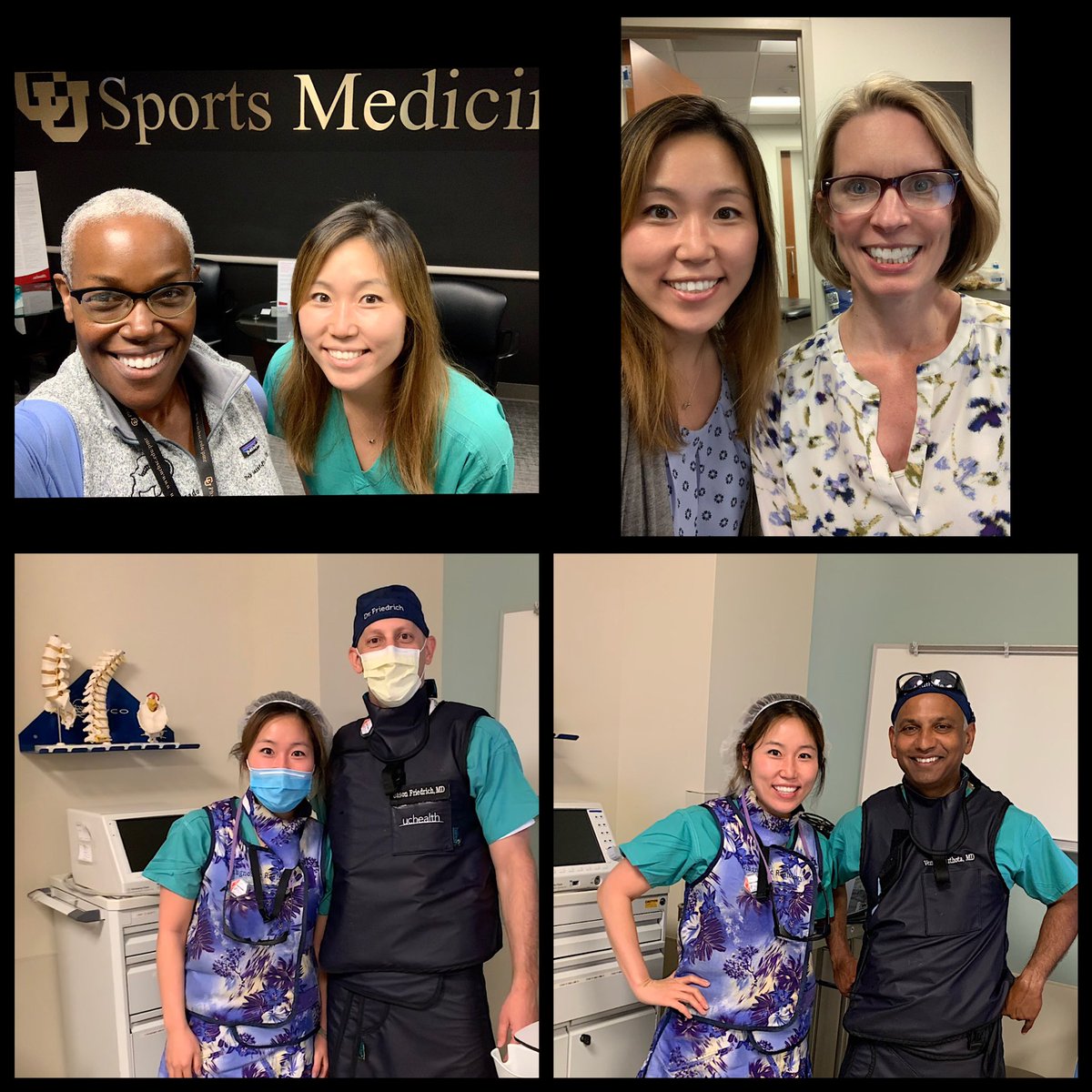 LeeD60611's tweet photo. Spent an incredible year at @CUPhysMed for my #painmedicine fellowship, and am so blessed to have met/worked with such amazing faculty, co-fellows, residents,  medical students, NP/PAs, nurses, radiology techs, MAs, and program coordinator in my FINAL year of training!Thank you🧡 https://t.co/pC3eY3hb0m