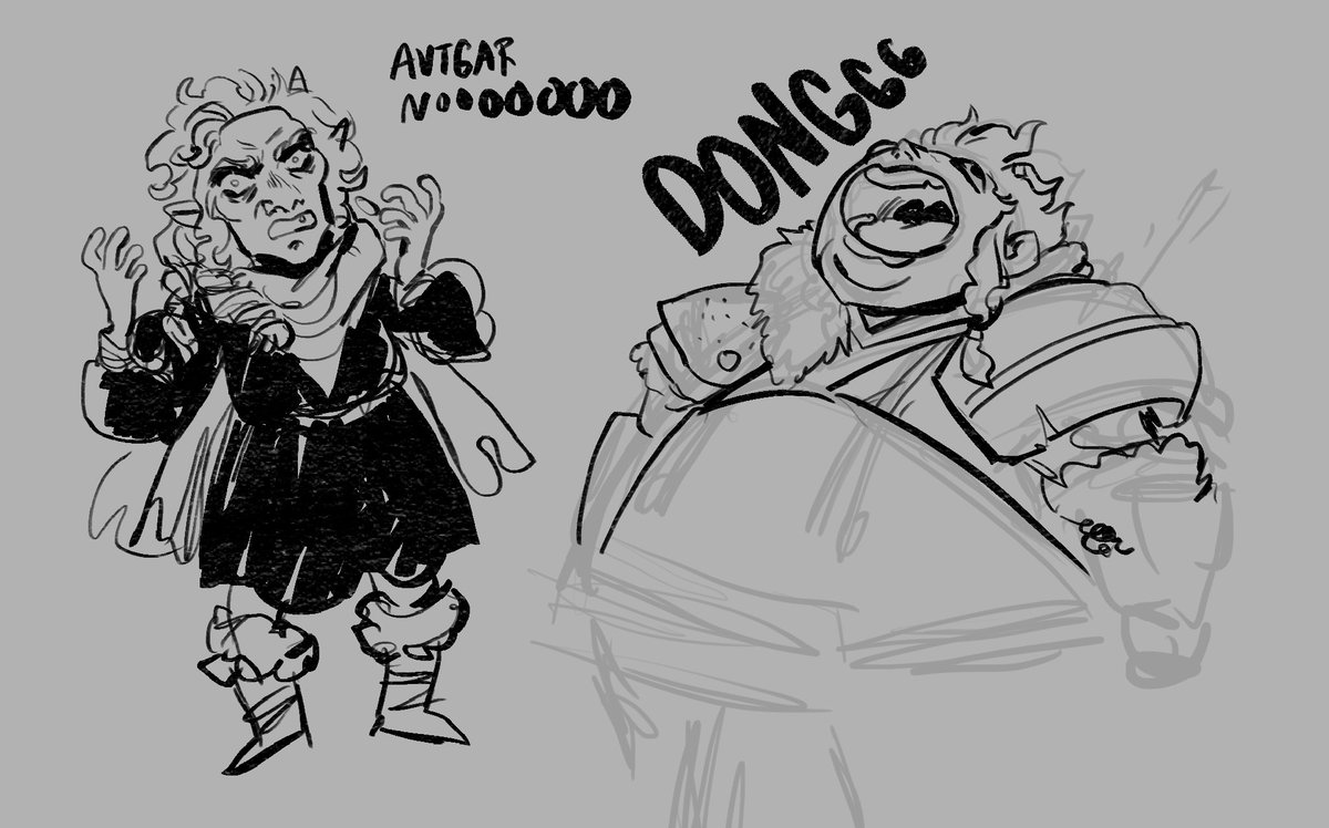 Doodles from last nights DND game 