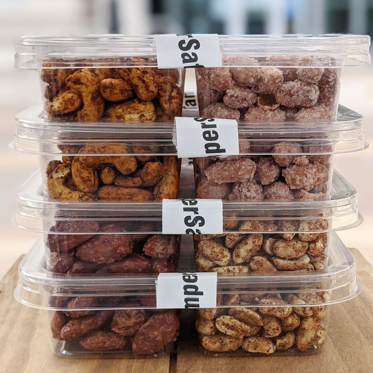 Happy Father's Day! If you're still shopping for last minute gifts, swing by <a href="/FRESHFARMDC/">FRESHFARM</a> in <a href="/mosaicdistrict/">Mosaic</a> and pick up a snack for your gift basket! We've got all the usual suspects as well as some of our Sweet, Salty &amp; Spicy sampler sets. 

#bosokitchen #veganoptions #snack