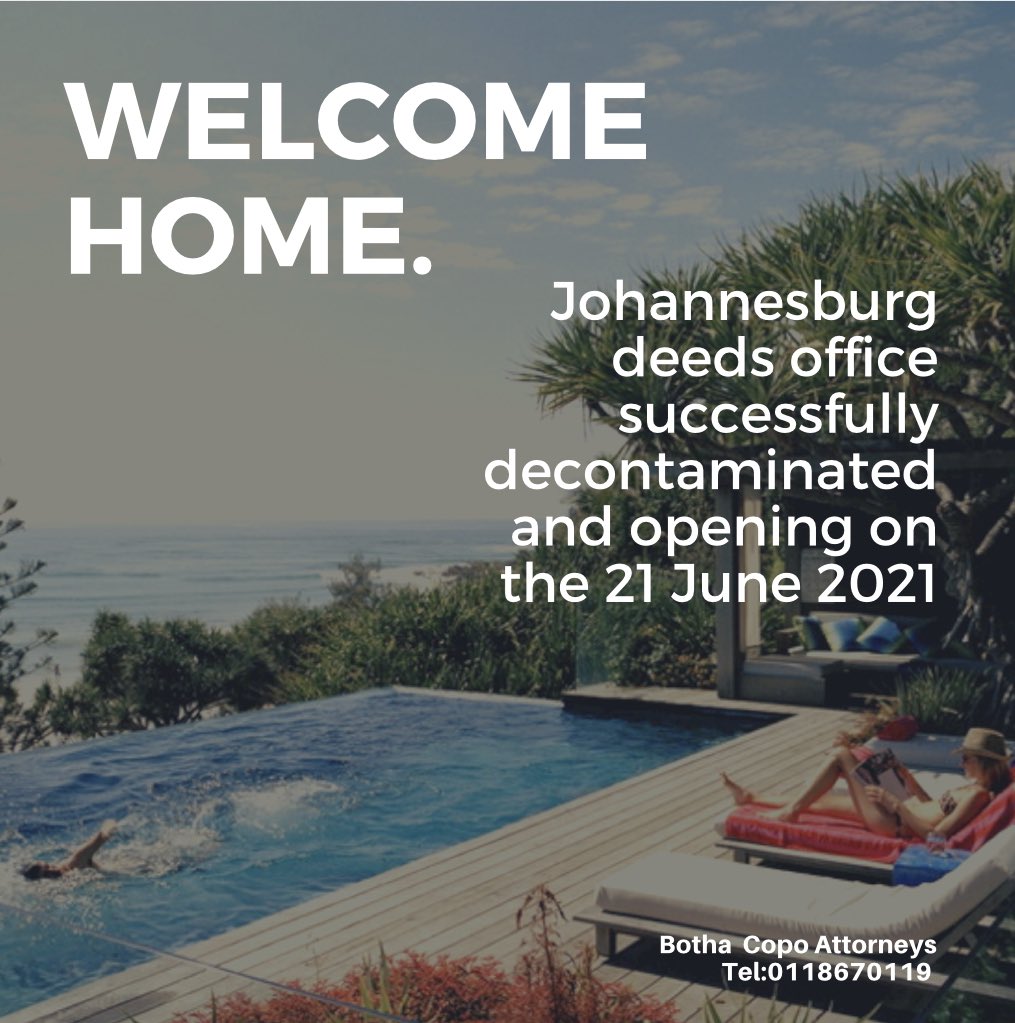 bothacopo's tweet photo. #legalupdate #deedsoffice #johannesburg #registration #house #home #open https://t.co/VijMvkI6Rk