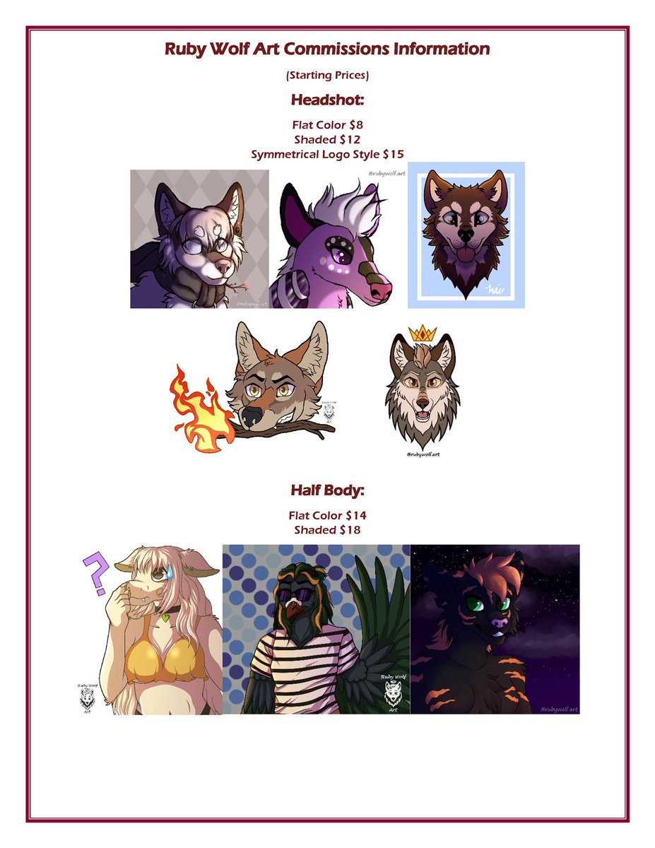 rubywolfart's tweet photo. @Silencedlamb669 My commissions are open, message me if interested! https://t.co/d89KIgGbbR