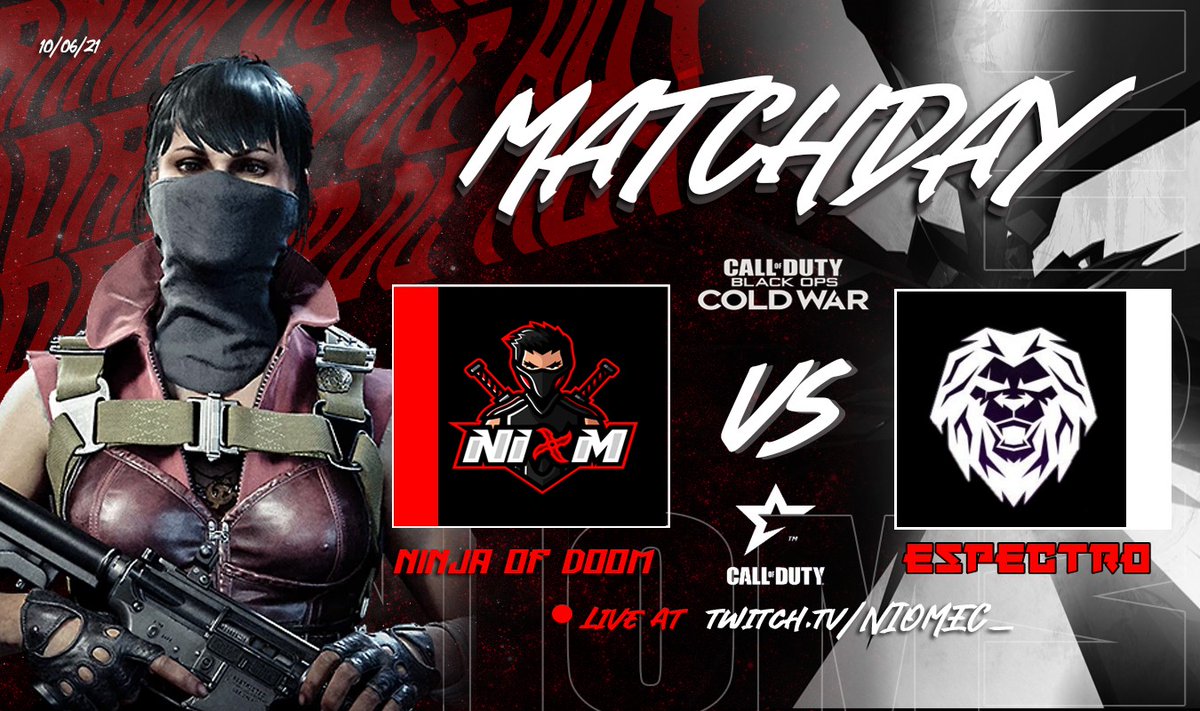 NiomEC_'s tweet photo. ¡MATCH DAY!
Ninjas seguimos en pelea, nuestros chicos de #COD están preparándose para el partido decisivo para avanzar en el loserbracker.
🆚️ @EspectroEC
🏆 @NGLSpainCOD - #DREAMDIVISION
👤 @zEL3CTROzZ_
👤 @Prxxisee
👤 @Dantun9
👤 @Ratez_
#BENIØM ㊙️ https://t.co/aPTPrE0xcB