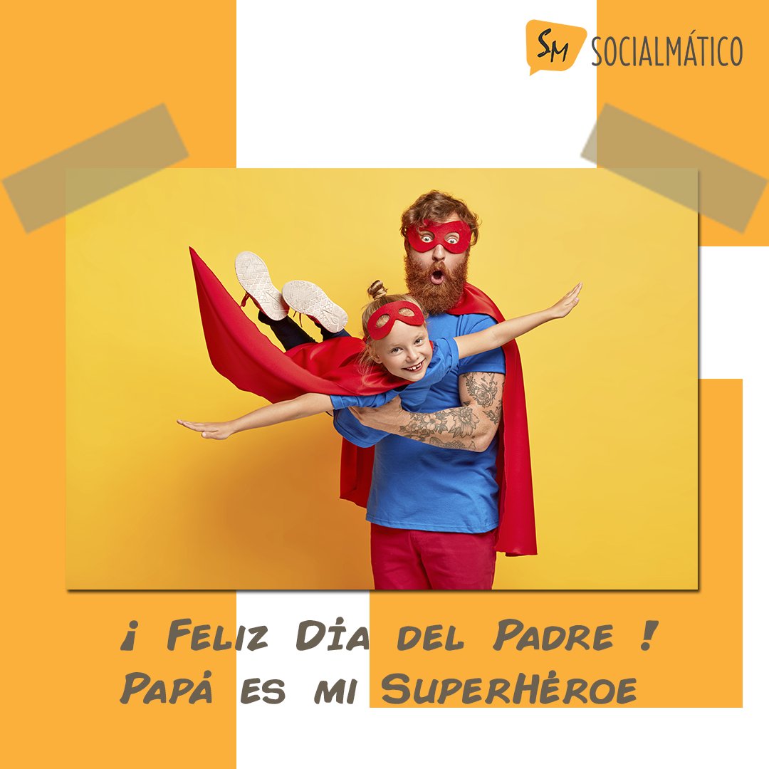 Socialmatico's tweet photo. En Socialmático sabemos que Papá se merece todo nuestro cariño y amor. 💜🦸‍♂💙     

¡Feliz día a todos!

#Papá #Díadelpadre2021 #Socialmático #Felicidades #Festejo #DíaFeliz https://t.co/f6xNlGT1cM