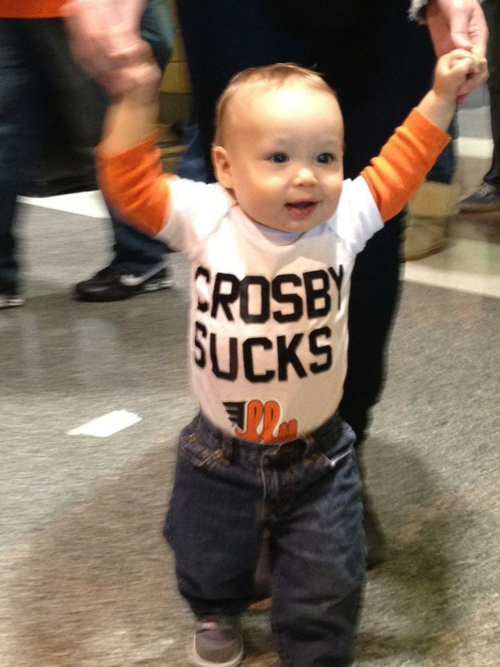 jk_jkline03's tweet photo. These are my kids. Raised to hate Crosby since day1. #sendmeto7 1-10 in no particular order; Crosby, Crosby, Crosby, Crosby, Crosby, Crosby, Crosby, Crosby, Crosby and Crosby! #CrosbySucks #Flyers @jelynchjr @Pat_Egan @975TheFanatic #SixersIn7 https://t.co/E2QLxETwco