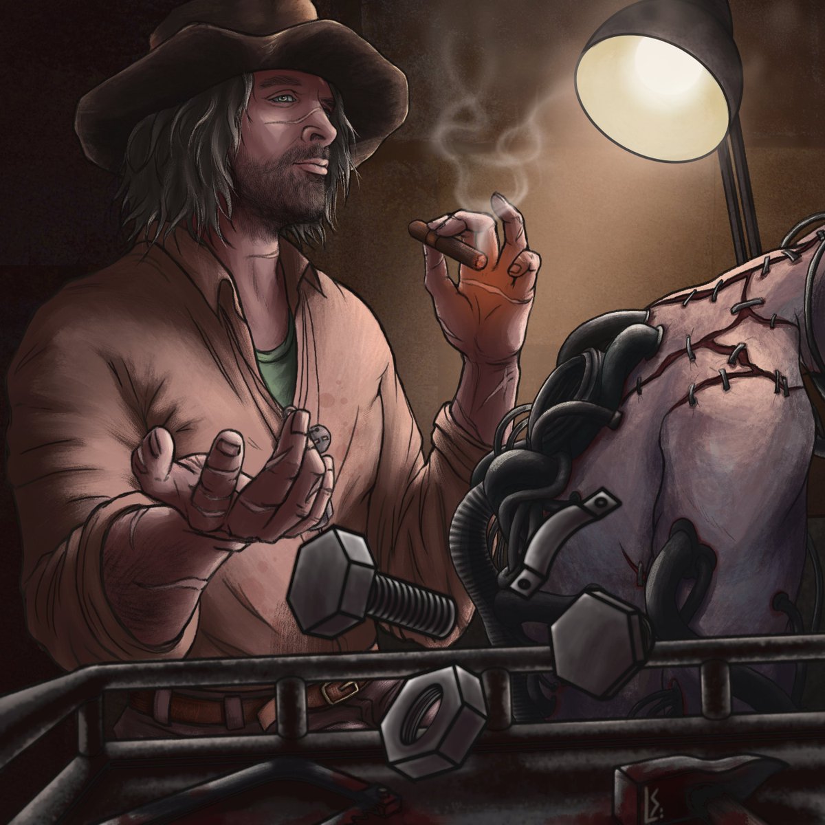 Lola__Shepard's tweet image. works while you sleep 

#KarlHeisenberg #ResidentEvilVillage #Heisenberg