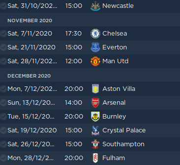 MisterEveritt74's tweet photo. Tricky run of games after the Newcastle match but things look to get a bit easier over the festive &amp; New Year period. https://t.co/Fj2uAmRJ1L