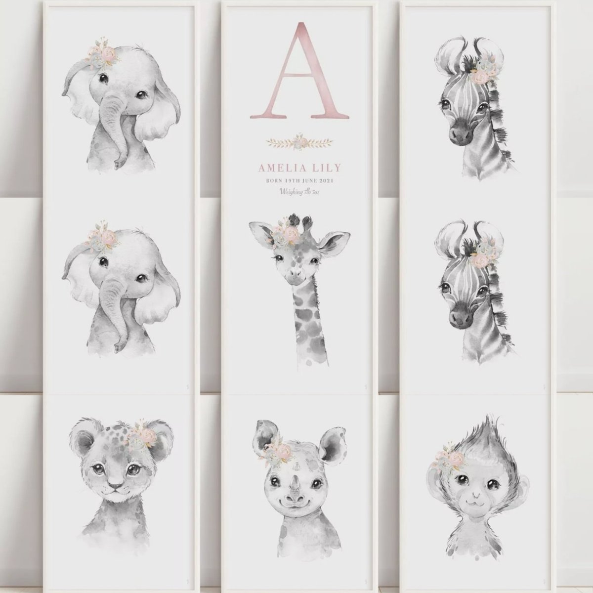 #babies #babyposter #babyprint #nurserygift #nurserypresent #bedroomdecor #childrensprints #kidsprints #safarianimals #jungleanimals #junglenursery #safaribedroom #babygirl #girlsroom #toddlersroom #playroom #babyideas #miraclebaby #homeinteriors #babyshower #christeninggift