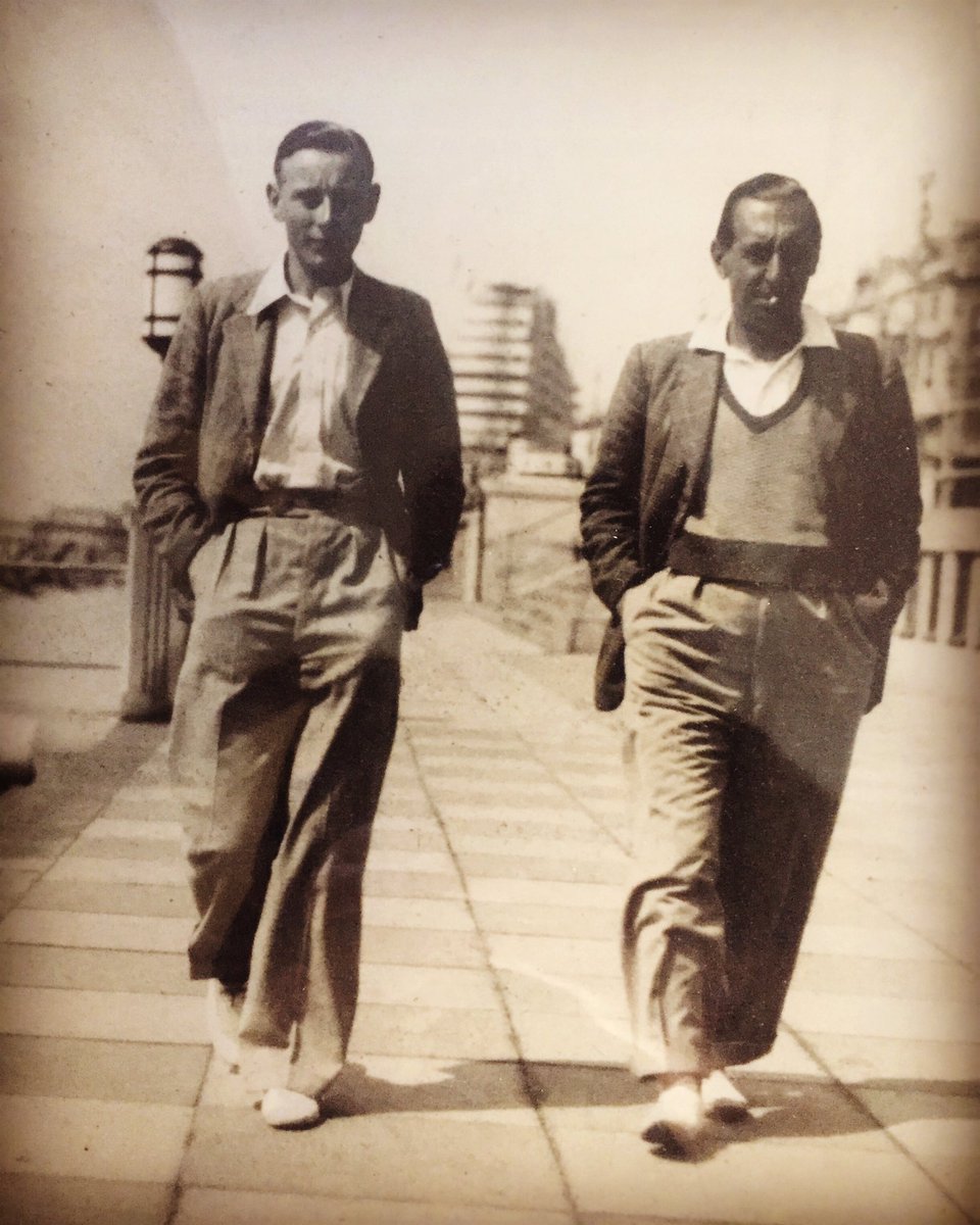 This is Burt Hammerton (on the left) my grandad waking along Brighton promenade circa 1938. He was a funny, charismatic, clever and in his older days hilariously eccentric.That’s enough great reasons to name my business after him! #happyfathersday #embassycourt #hove