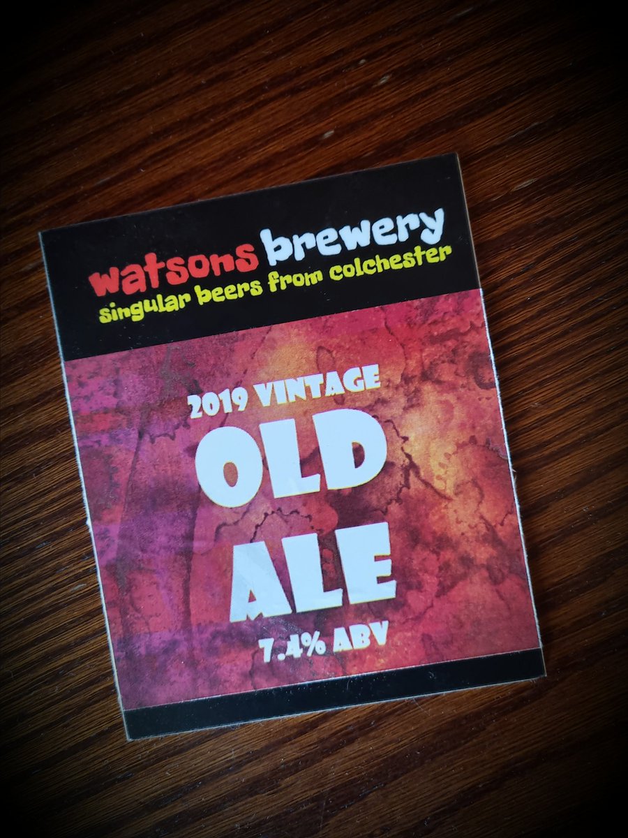 Tasty strong beer now on the bar! @WatsonsBrewery

facebook.com/18258469842444…

#Colchester #Essex #RealAle #Cask #CaskAle #SupportLocal #OldAle #LocalPub #StrongBeer