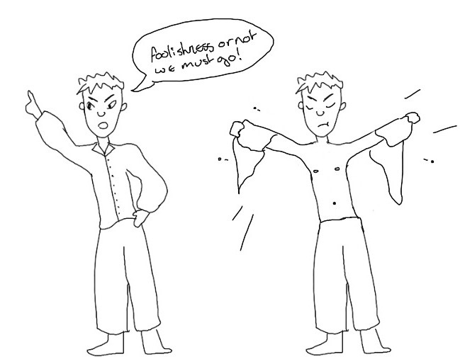 eirinn_cosplay's tweet photo. also! thought I'd share a silly but of art i did a while back. eragon's solution to everything is ripping his shirt in half #RemakeEragon @disney @paolini https://t.co/IeseqNd9IB