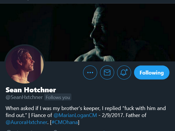 TheRealDashelle's tweet photo. OMG @SeanHxtchner  WHEN DID YOU PUT RORY ON YOUR PROFILE????
other than all the hotness

THAT WAS SO SWEET. i'm sure the little booger will love it when she gets back on....
😘😘😘 https://t.co/BFhTKLOqZ6