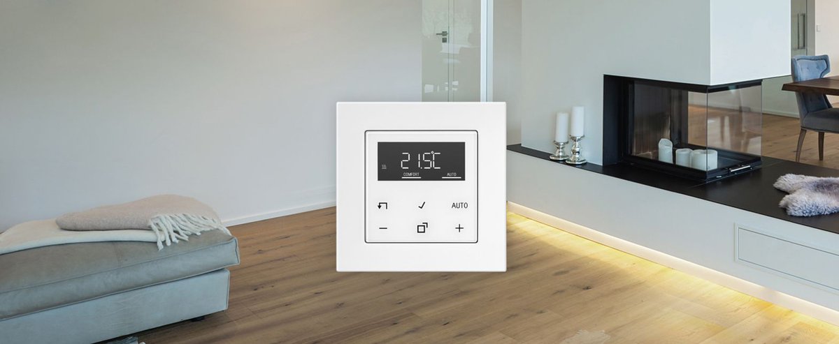 Jung_Iberica's tweet photo. #Nuevo controlador de temperatura para el sistema domótico #LBManagement ¡Calienta inteligentemente las habitaciones a la hora programada! #confort

Echa un vistazo a sus prestaciones: https://t.co/dFUnxEeVuy #domótica #smarthome https://t.co/ZcuNAtINDB
