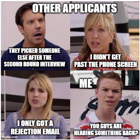 iHireJobNetwork's tweet image. Ready to start hearing back from employers? No scams, no junk – just great jobs: go.ihire.com/9r0j #JobMeme #JobSearchMeme Find out what over 15 million job seekers already know: an industry-focused career site will help you get hired faster.