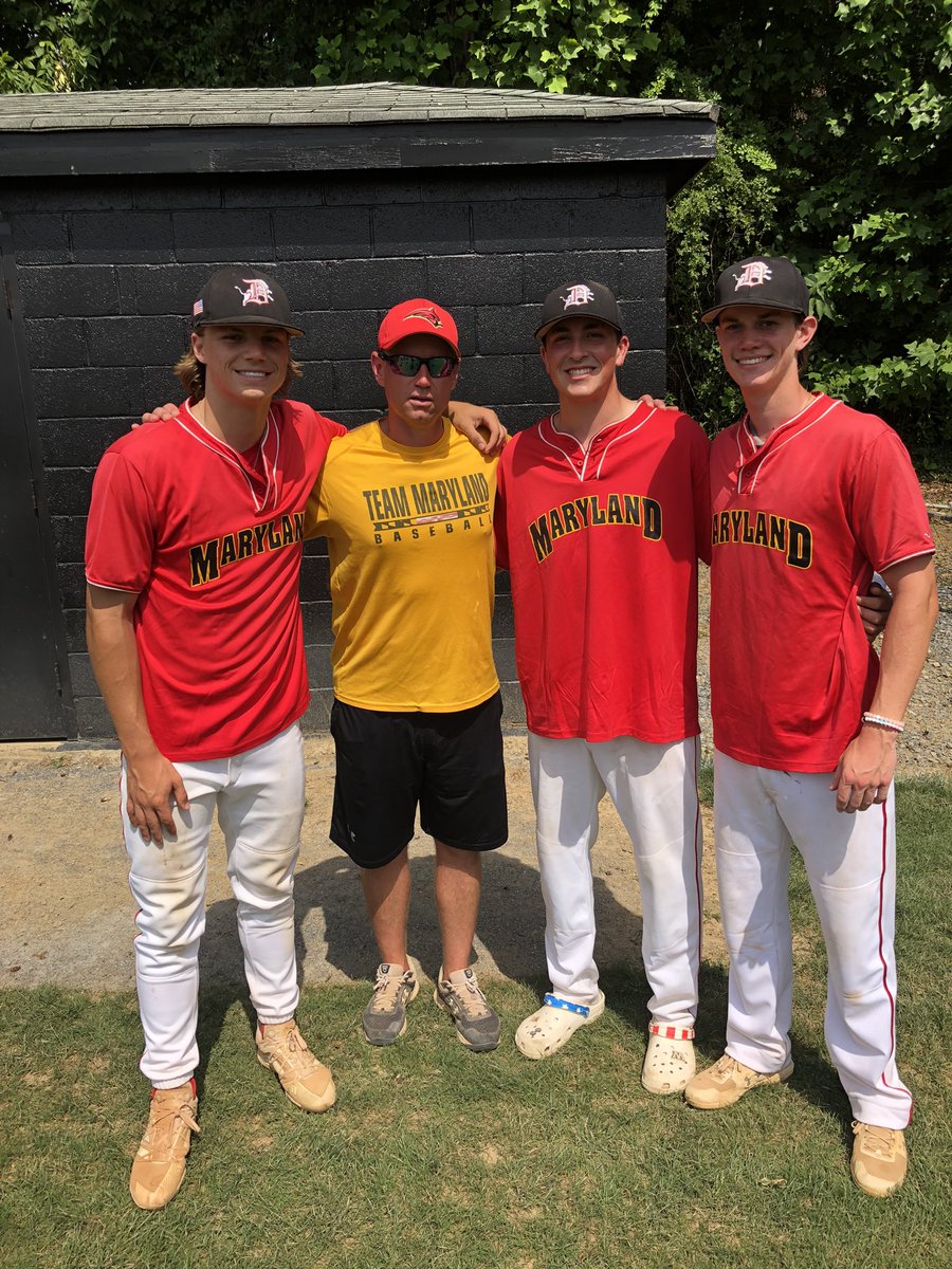 CoachRWolf's tweet photo. Great to spend a few hours on the field with @FarlowWilson @mozoki_t12 @jack_felt for the MSABC Classic. 3 dudes with solid high school careers represented @DulaneyBaseball well. Gonna miss you in the hallways. https://t.co/f5biE5WfBH