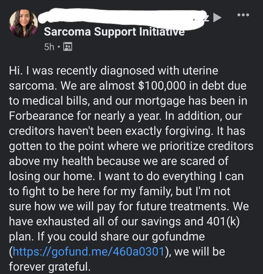 elisa_writes_'s tweet photo. This is one of the many reasons our government sucks. Please click this link to donate or share if you can. 💛

https://t.co/t6QurGnE9o https://t.co/XEbko4kcGB