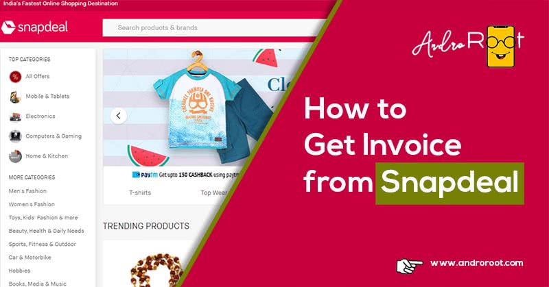 andro_root's tweet photo. Get Snapdeal Invoice and invoice Number Snapdeal with Tricks for Delivered item or Requested for Return/Replace.Snapdeal is an Indian e-commerce company based in New Delhi, India.

https://t.co/1FmbECNoF0 https://t.co/otNNhULcWV