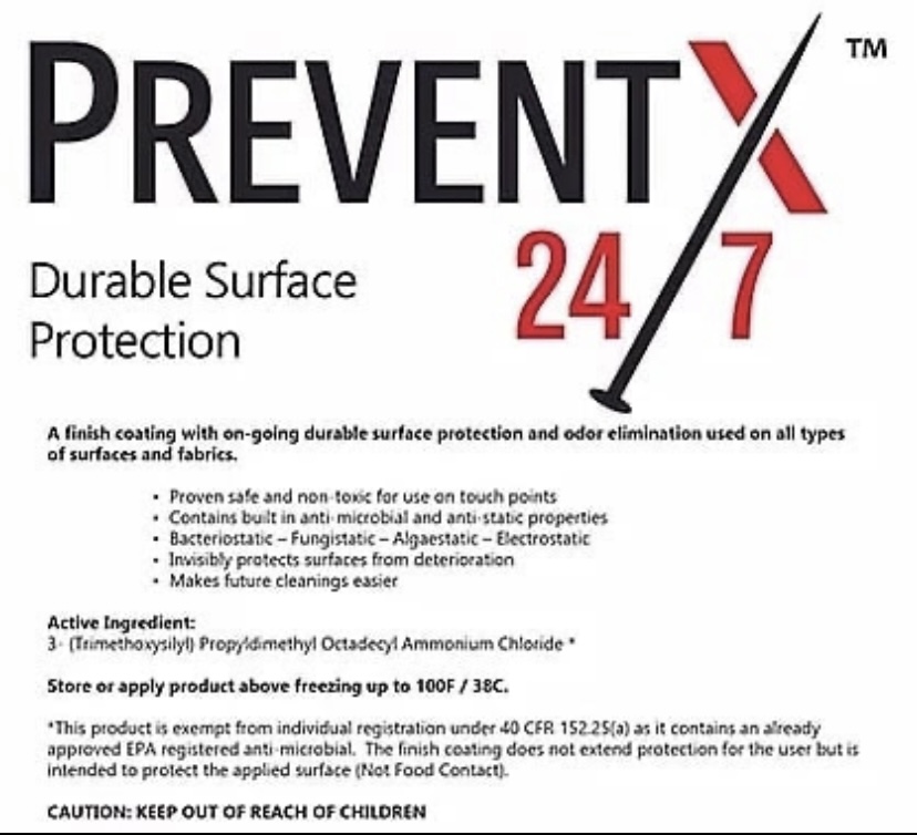 NevadaBio's tweet photo. PreventX 24/7 Durable Surface Protection disinfects all surfaces. One simple application disinfects surfaces for up to 90 days. Nevada Bio-Hazard Decon Team’s trained experts use PreventX 24/7 for all surface disinfection. https://t.co/hIS6gw1qp9