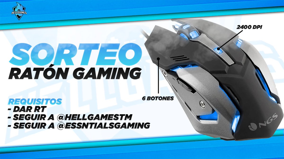 HellGames_es's tweet image. 🔥 ¡#SORTEO DE RATÓN #GAMING! 🎁🔥

REQUISITOS PARA PARTICIPAR:
• Dar RT 🔁
• Seguir a @HellGamesTM
• Seguir a @EssntialsGaming 

Finaliza el 27/06 ⏳

¡SUERTE! 🍀