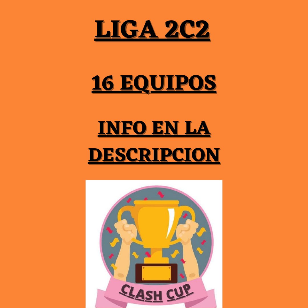 LUBEN82158070's tweet image. #CR INSCRIPCIONES DE LIGA FREE

VENGAN A DEMOSTRAR QUE DÚO ES MEJOR.

🏆|1ERA EDICION

⚔|16 EQUIPOS 
🚫|ELIMINACION DIRECTA

REQUISITOS:

-SEGUIRME
-ETIQUETAR 3 EQUIPOS DE CR
-DAR RT
-DAR FAV

Pruebas Al MD