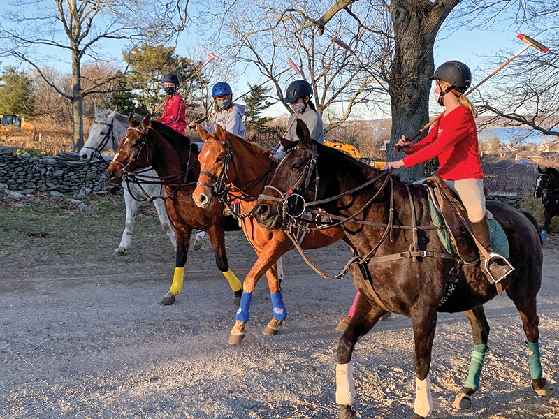 Giddy up! Newport Polo is offering lessons for children. hubs.li/H0QC9ZN0